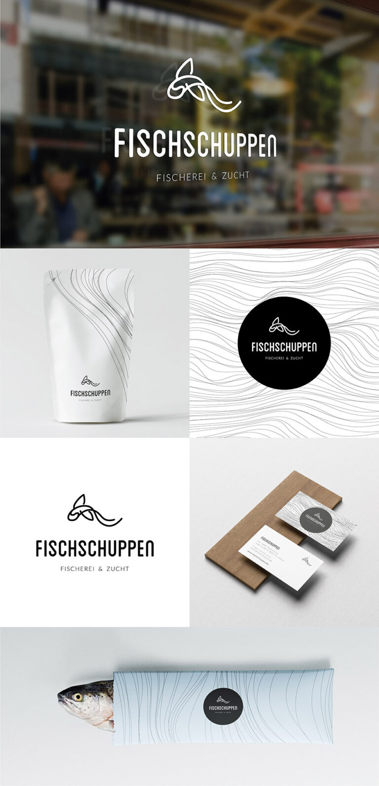 Portfolio Grafikdesign - Portfolio Grafikdesign - Logogestaltung und Geschäftsausstattung für Fischladen