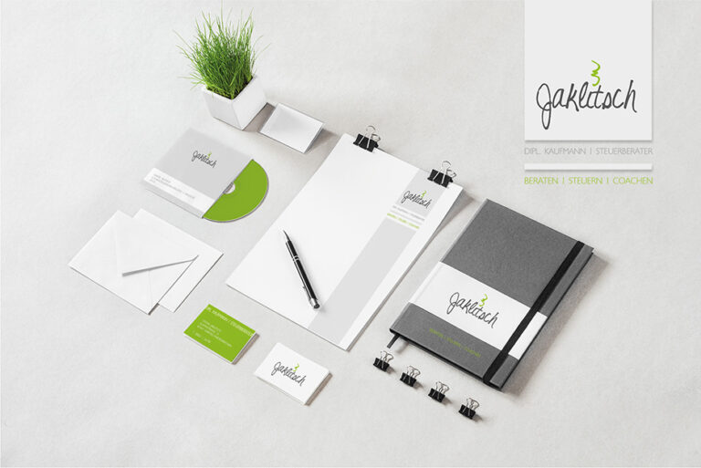 Portfolio Grafikdesign - Logogestaltung und Geschäftsausstattung für Steuerbüro