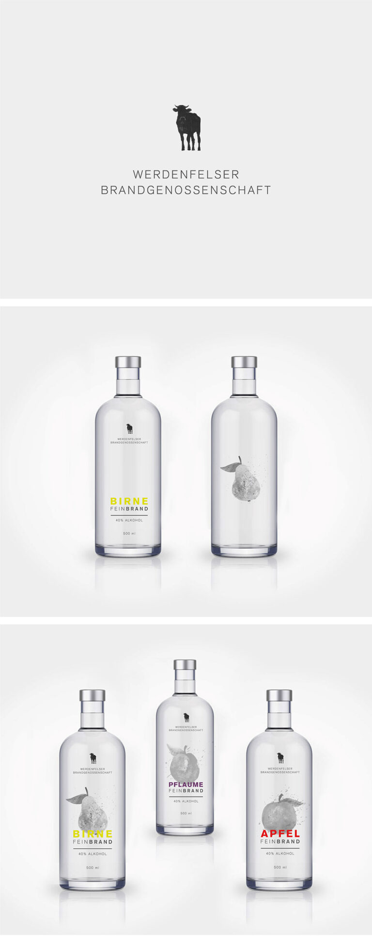 Portfolio Grafikdesign - Logogestaltung und Flaschengestaltung