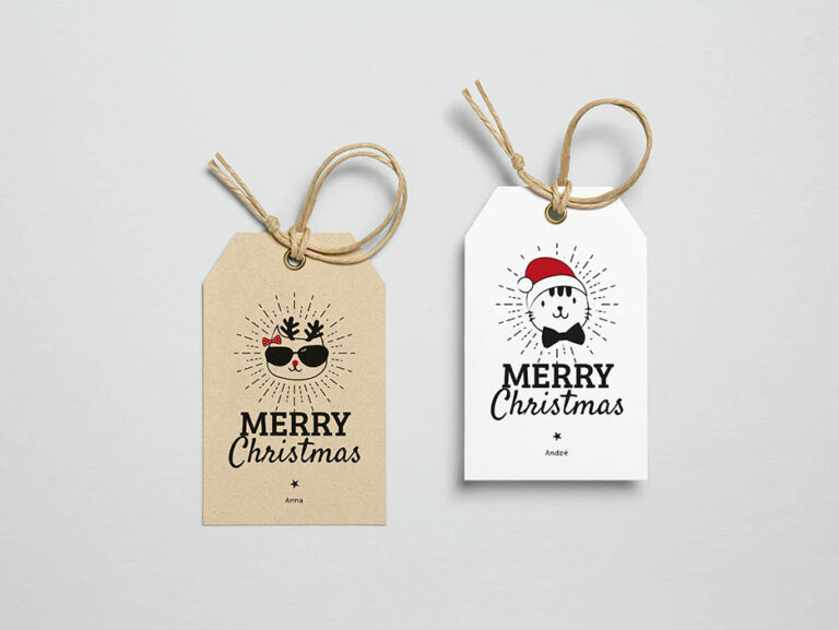 Portfolio Grafikdesign - Christmas Hangtags