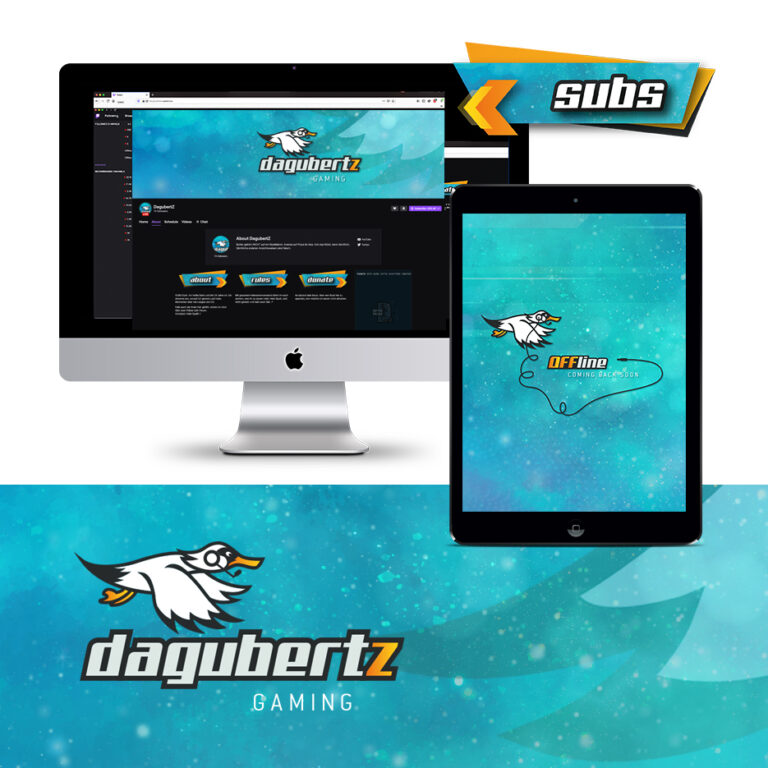 Grafikdesign - Logo-Design, Twitchbanner Dagubertz